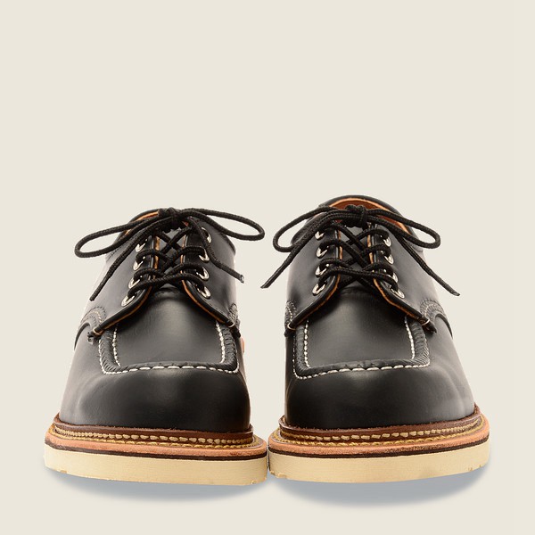 Red Wing Oxford Classic - Chrome Leather - Black - Mens HVT538627